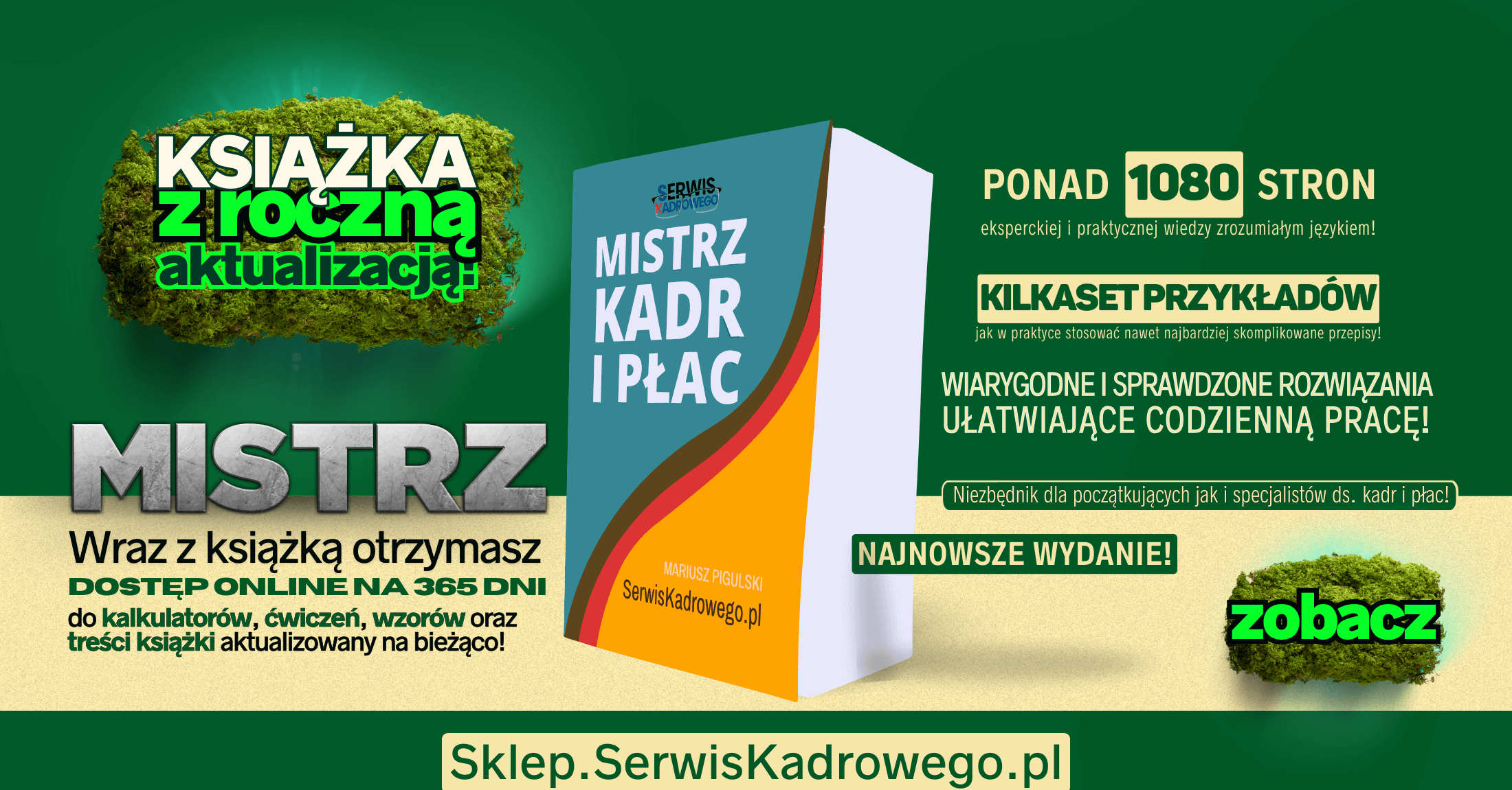 SPRAWDŹ - Mistrz Kadr i Płac - książka z roczną aktualizacją!