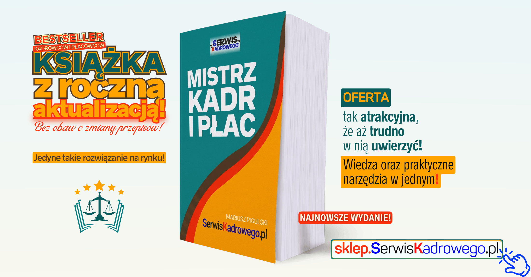 Książka drukowana z roczną aktualizacją online! Wiedza oraz praktyczne narzędzia dla kadr i płac w jednym!