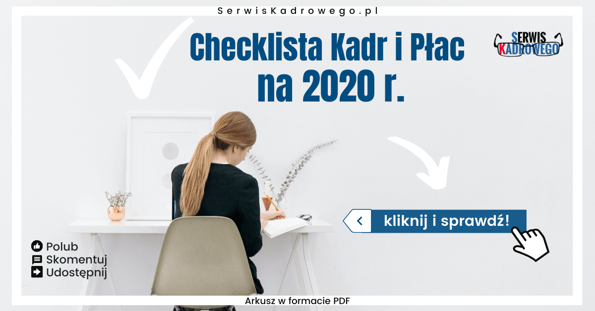 Checklista Kadr i Płac 2020