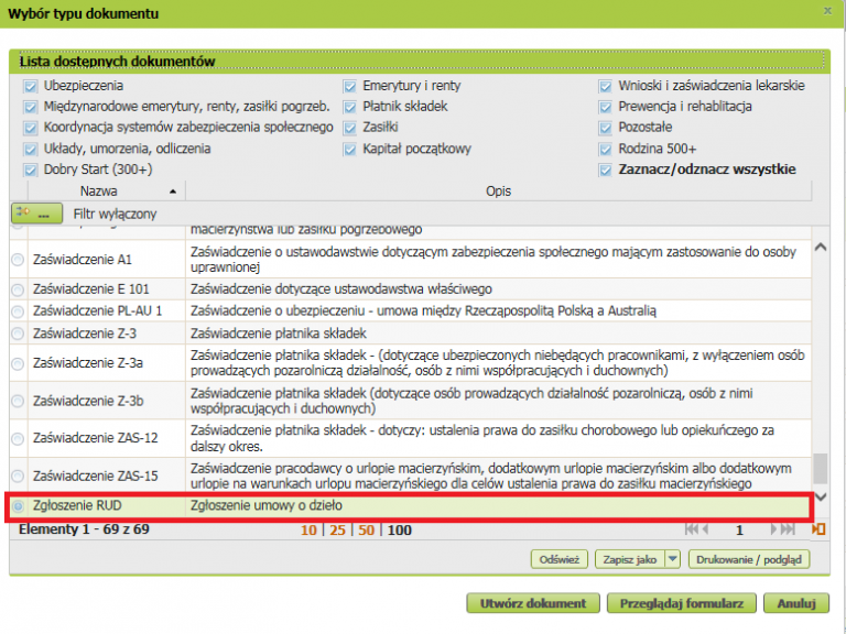 Jak Składać Do ZUS Dokument RUD (zgłoszenie Umowy O Dzieło ...