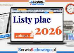 Listy płac 2026 r.
