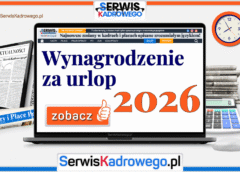 Wynagrodzenie za urlop 2026 r.