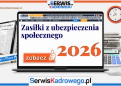 Zasiłki z ubezpieczenia społecznego 2026 r.